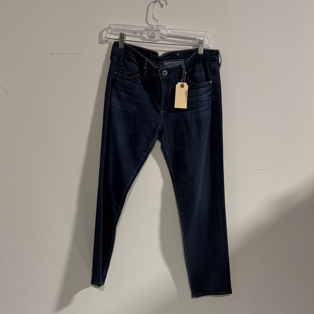 AG Adriano Goldschmied Men's Deep Indigo Skinny Jeans